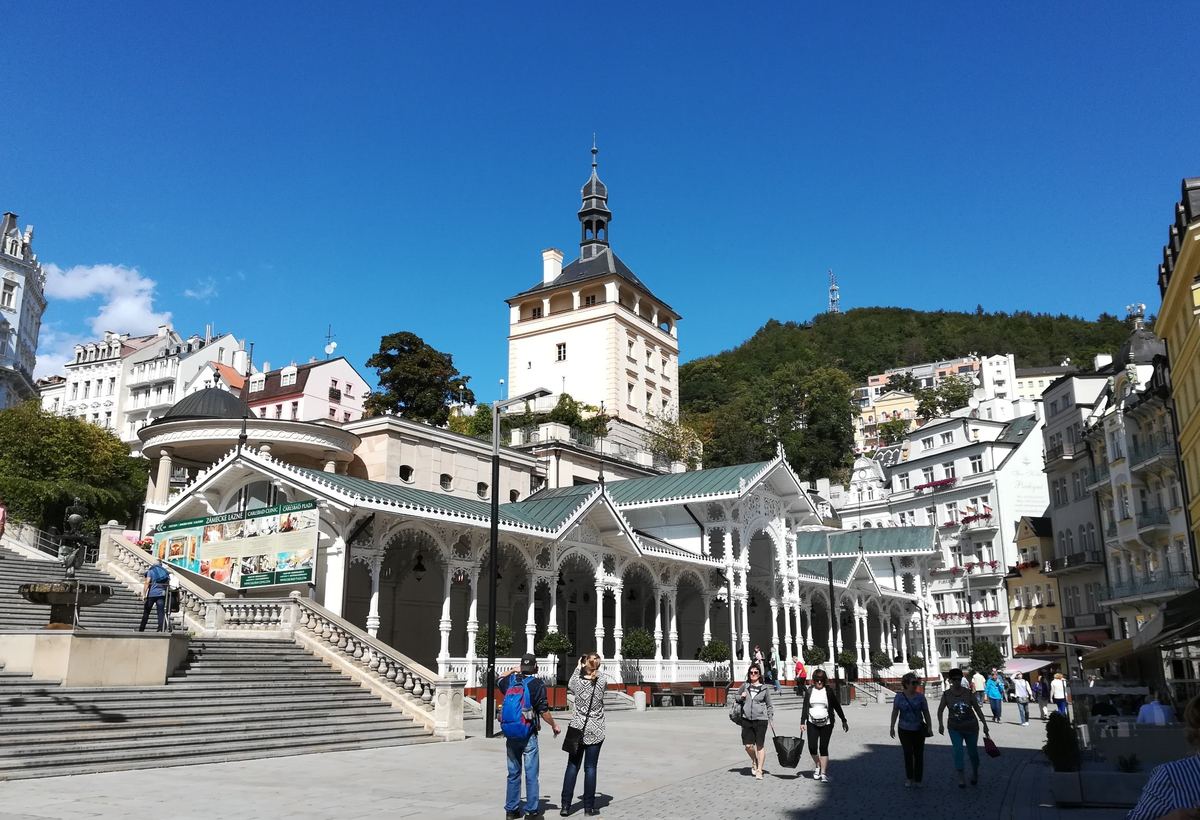 Columnata del Mercado en Karlovy Vary