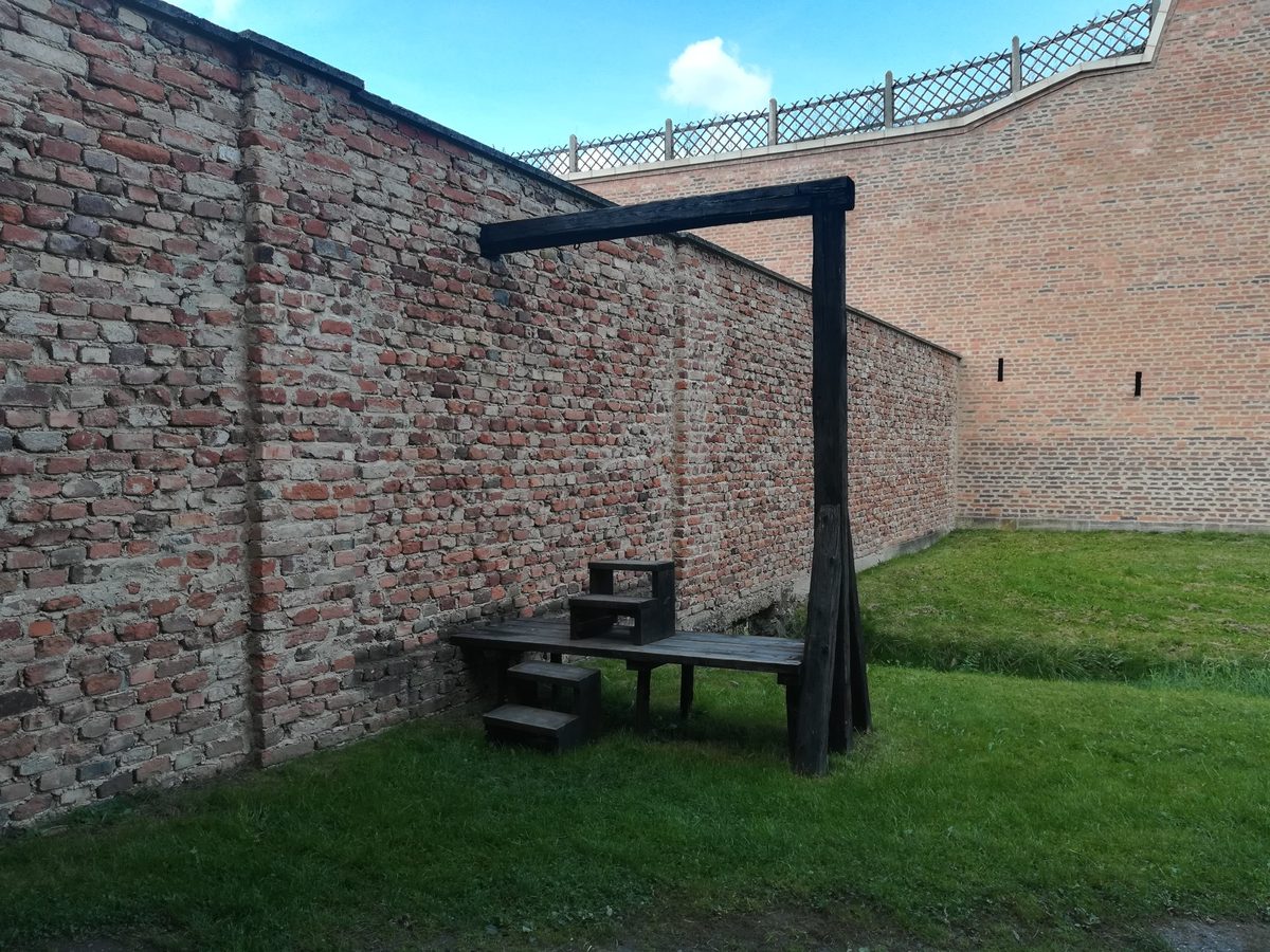 Horca en la Pequeña Fortaleza de Terezín